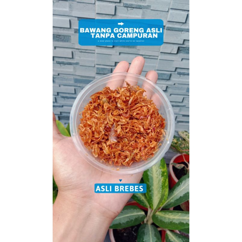 

BAWANG GORENG ASLI FRESH TANPA CAMPURAN ASLI BREBES