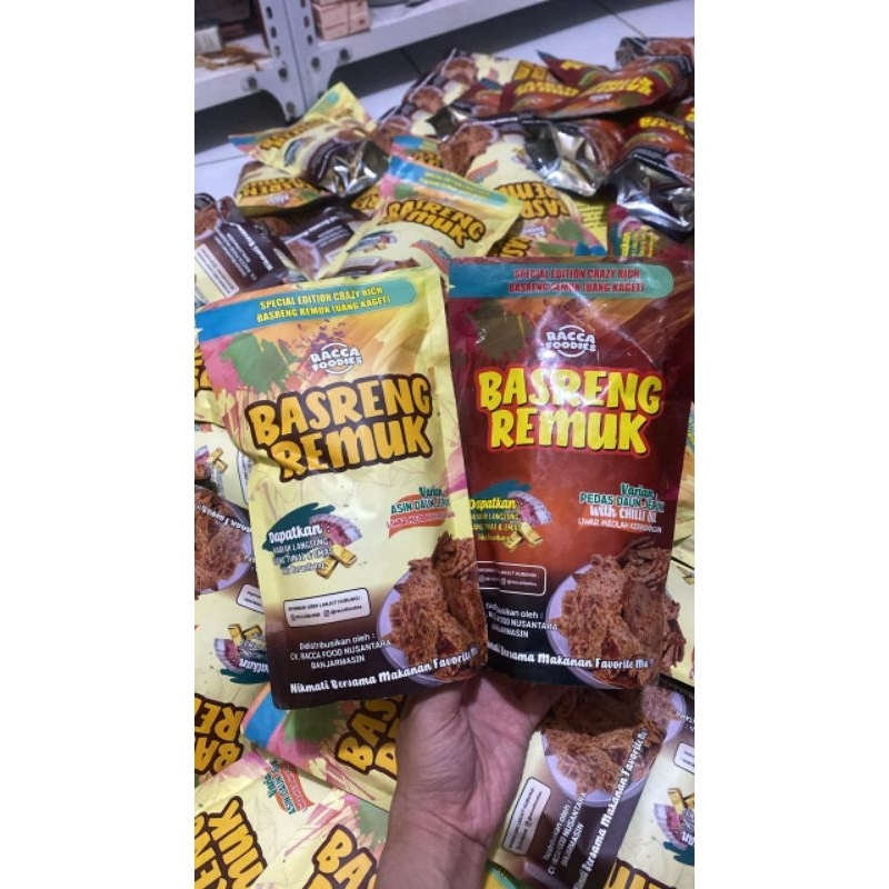 

❗️❗️READY NEW PACKAGING❗️❗️BASRENG REMUK RACCA FOODIES BERHADIAH UANG TUNAI & EMAS JIKA BERUNTUNG