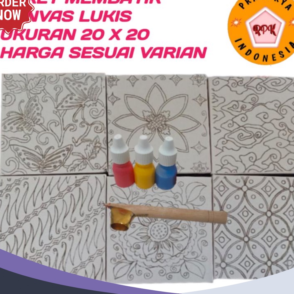 

KILAT Kanvas 2x2 paket batik