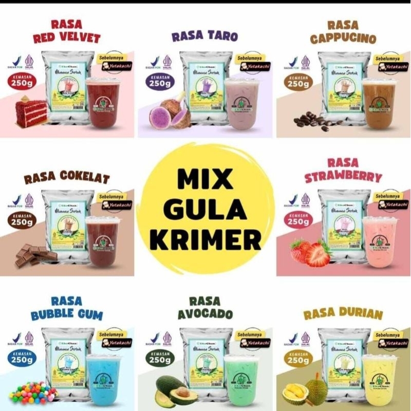 

Bubuk minuman aneka rasa 250 gr