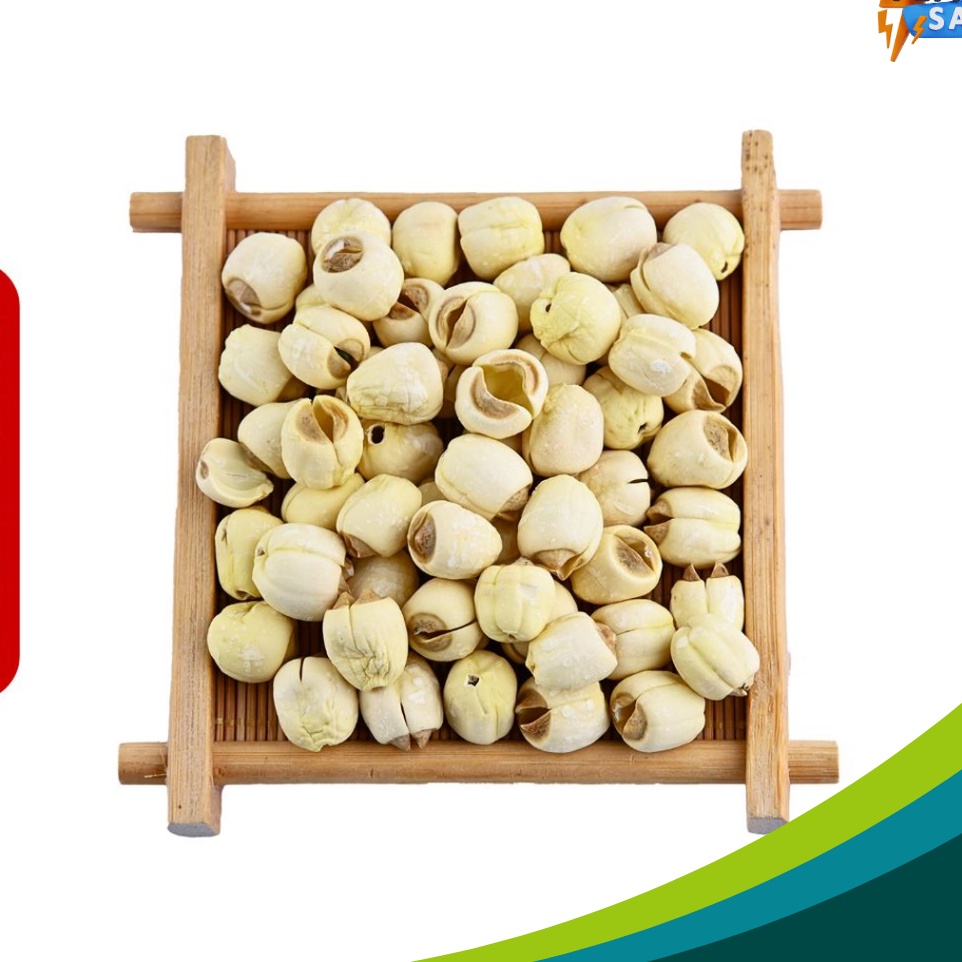 

SPONTAN Biji Teratai Lotus Seed Lien Zi 1 gr