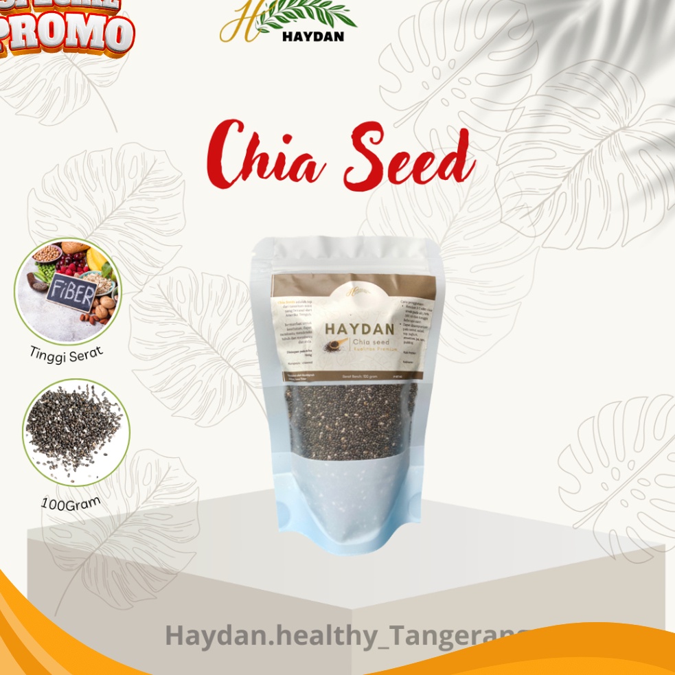 

LUAR BIASA CHIA SEED MEXICO HAYDAN ISI 1gr