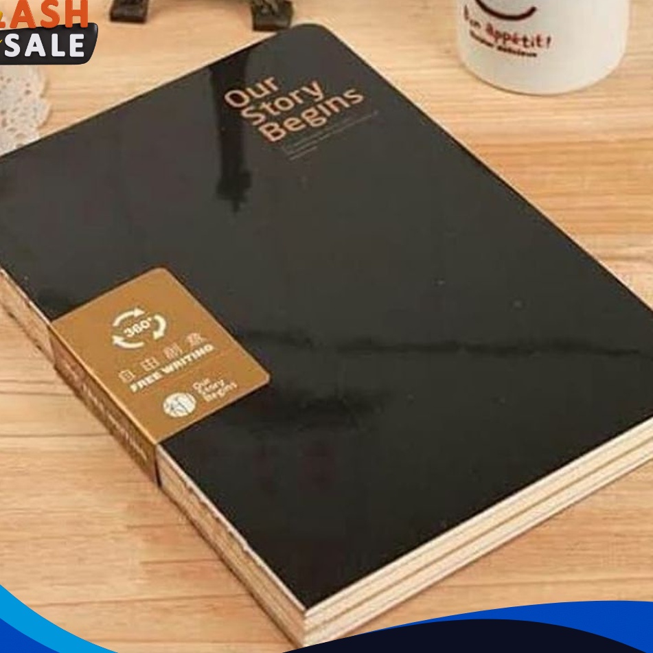 

SERU Our Story Begins Sketchbook Jilid Jahit A6 A5 White Kraft 2 Side