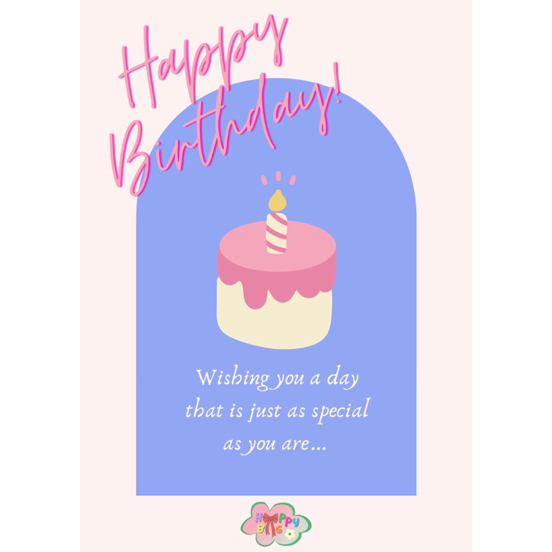 ((Tambahan packing)) Cutie box, dustbag, birthday card by @happybag.co