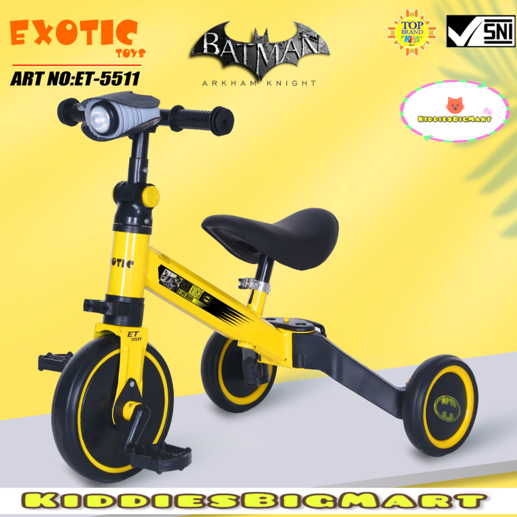SEPEDA ANAK BALANCE BIKE RODA 3 TIGA TRICYCLE PUSH 3IN1 ANAK AVIATOR AT 7905 , AT 7906 , AT 7901 , E