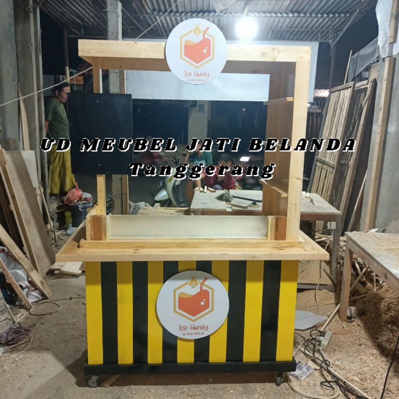 gerobak minuman gerobak usaha gerobak jualan