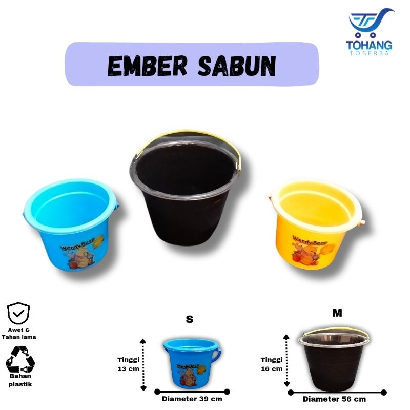 Ember sabun mini plastik , ember sabun shinpoo murah