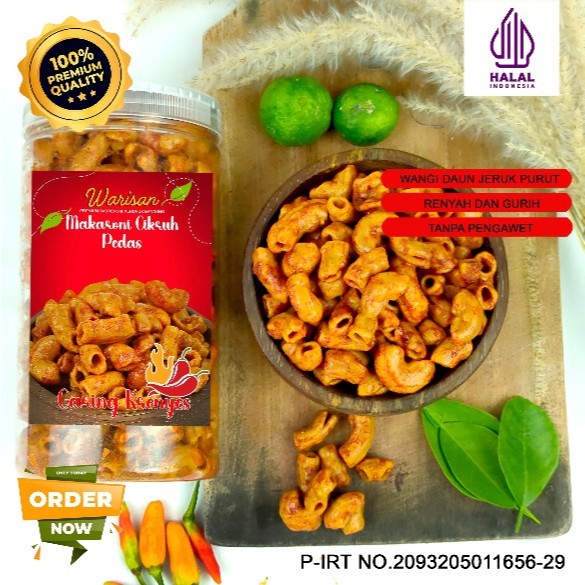 

Makaroni cikruh macaroni pedas daun jeruk enak gurih lezat