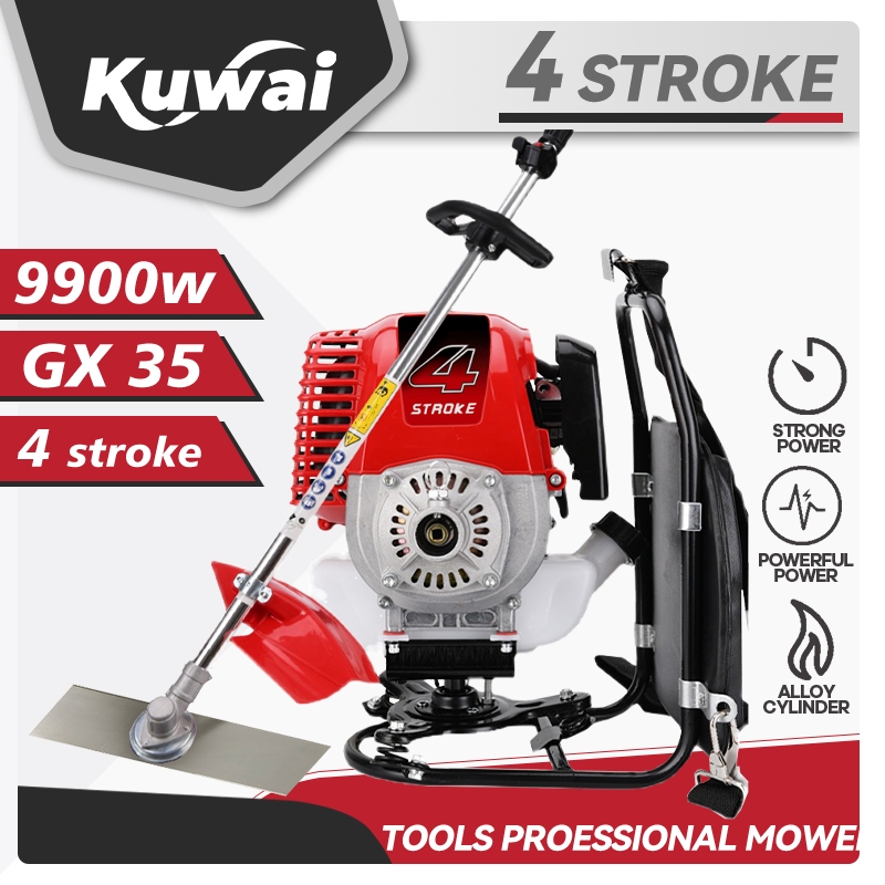 KUWAI Mesin Potong Rumput Gendong 4 Tak Brush Cutter 4 Stroke Kualitas Terbaik/Mesin Potong Rumput G