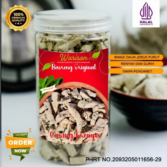 

Basreng kering daun jeruk original premium bandung / cemilan kering / cemilan kekinian