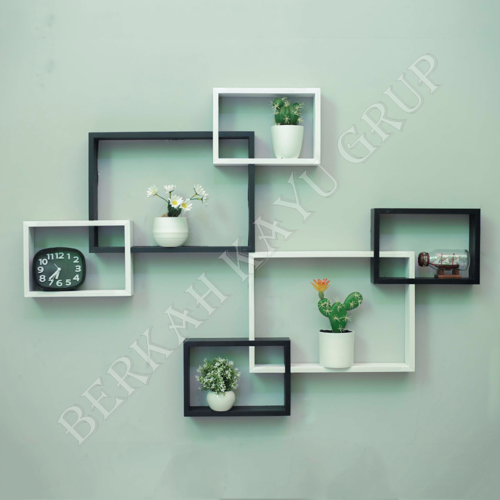 RAK DINDING SERBAGUNA - Hiasan Dinding, Rak dinding, kotak, tempel Minimalis Sudut Kamar, Ruang tamu