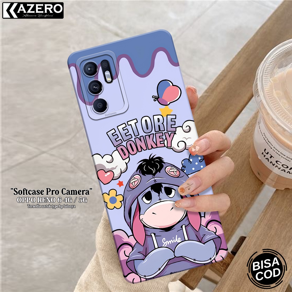 Kesing OPPO RENO 6 4G / 5G Fashion Case Kartun Softcase OPPO RENO 6 4G / 5G Silikon Pro Camera Casin