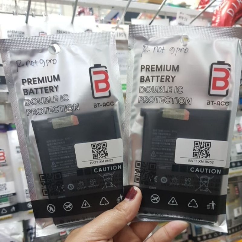 BATTERY PREMIUM BT-ACC XIAOMI REDMI NOTE 9 PRO (BN52)