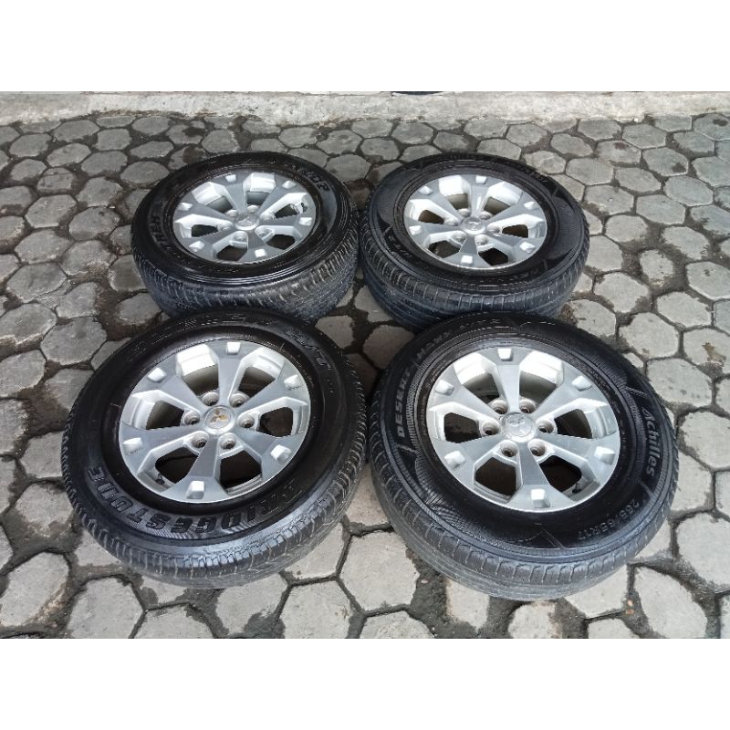 Velg Mobil Pajero Dakar Ring 17+ban Bonus Lebar 7,5 Baud 6x139