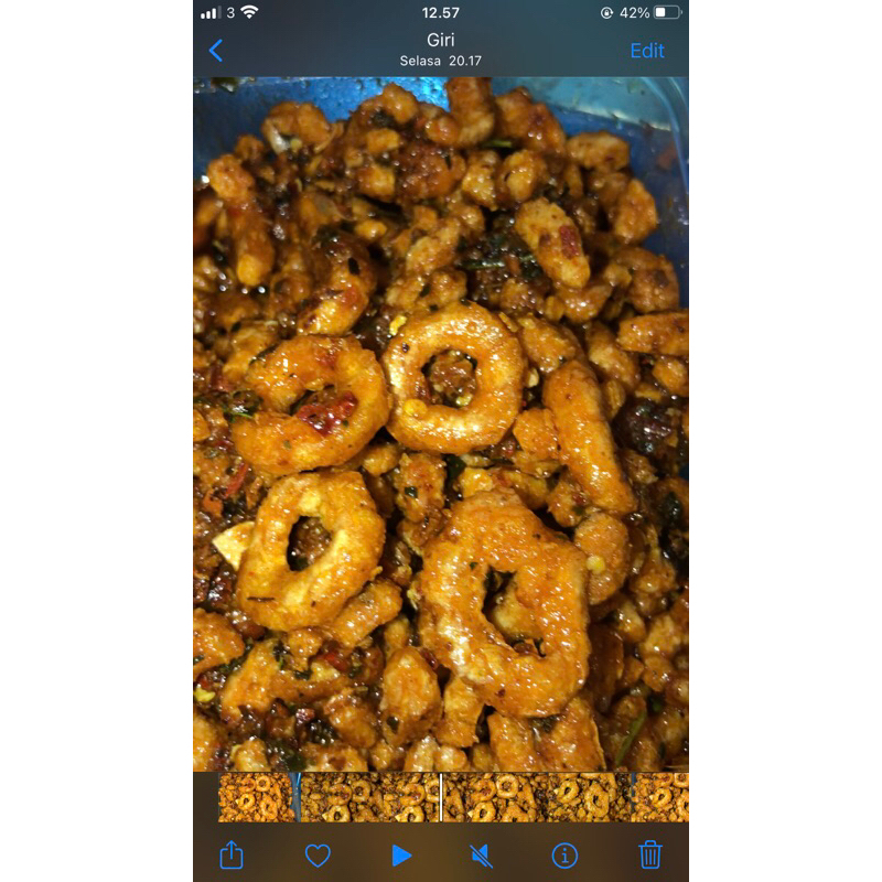 

CINCIN UDANG / SLONDOK UDANG PEDAS DAUN JERUK CIKRUH 100gr 250gr