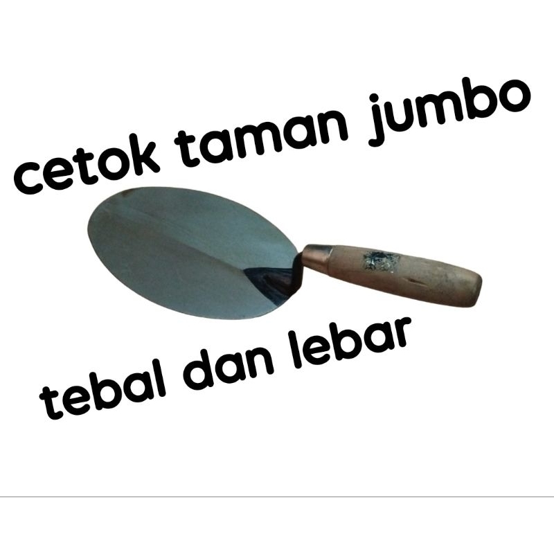 Cetok Taman lebar bahan baja