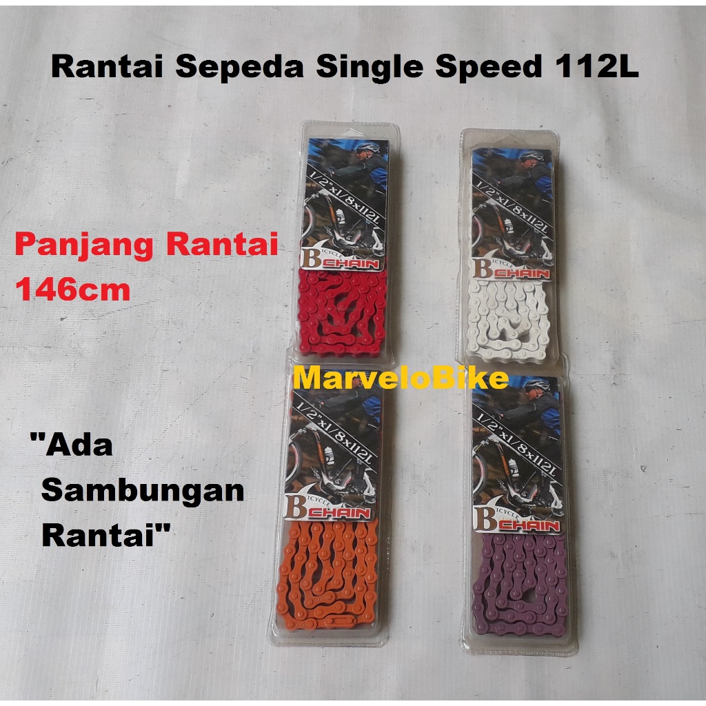 Rantai Sepeda Fixie BMX Warna Single Speed