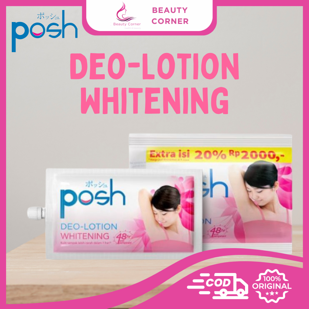 Posh Deo-Lotion Whitening - Sachet 11gr