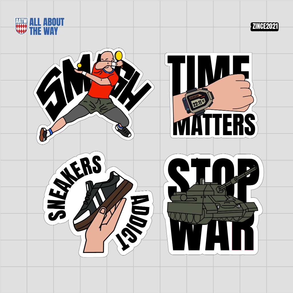 

AATW Vinyl Sticker Series - AK102