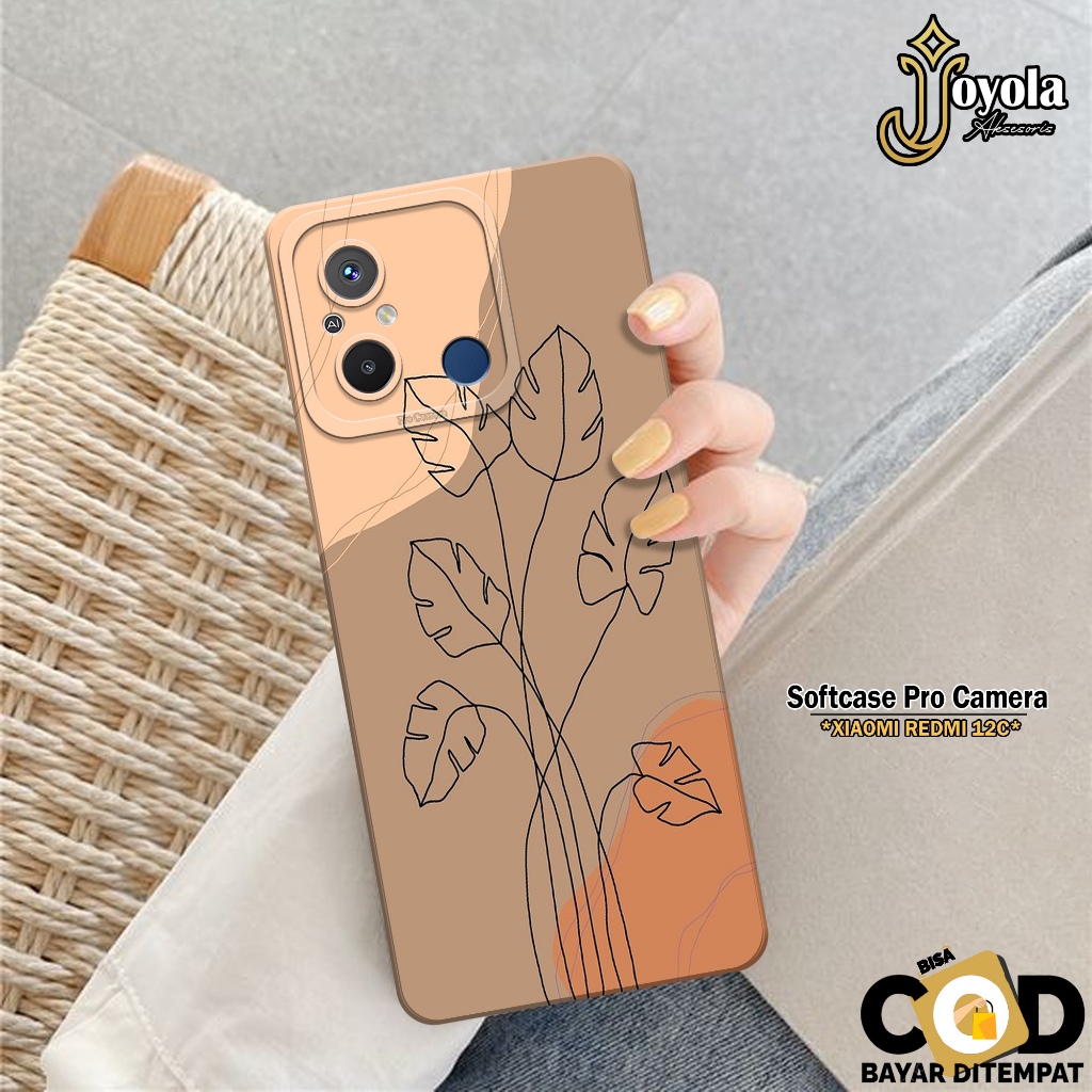 JOYOLA Case XIAOMI REDMI 12C - Fahion Case Pattern - Softcase XIAOMI REDMI 12C - Pro Camera - Casing