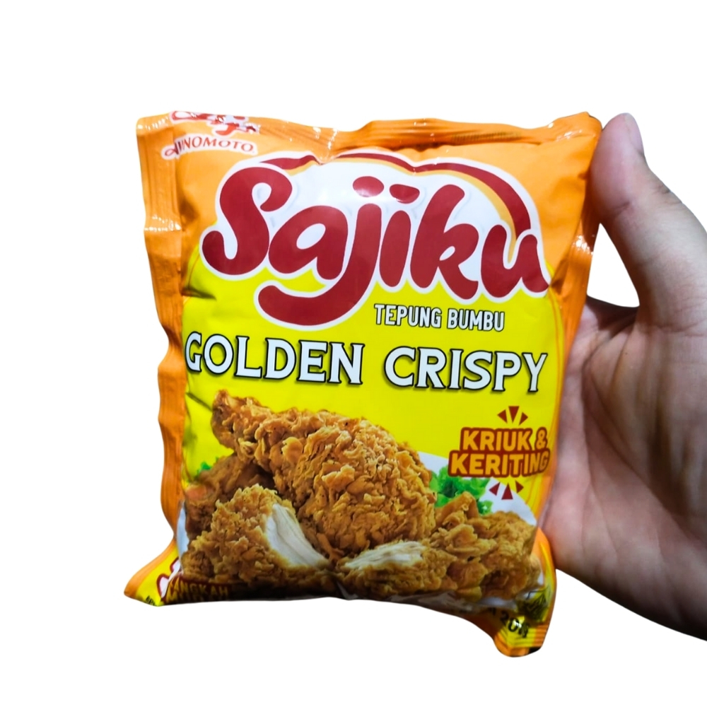 

Tepung Bumbu Sajiku 200gr Golden Crispy Siap Pakai Masak Dapur