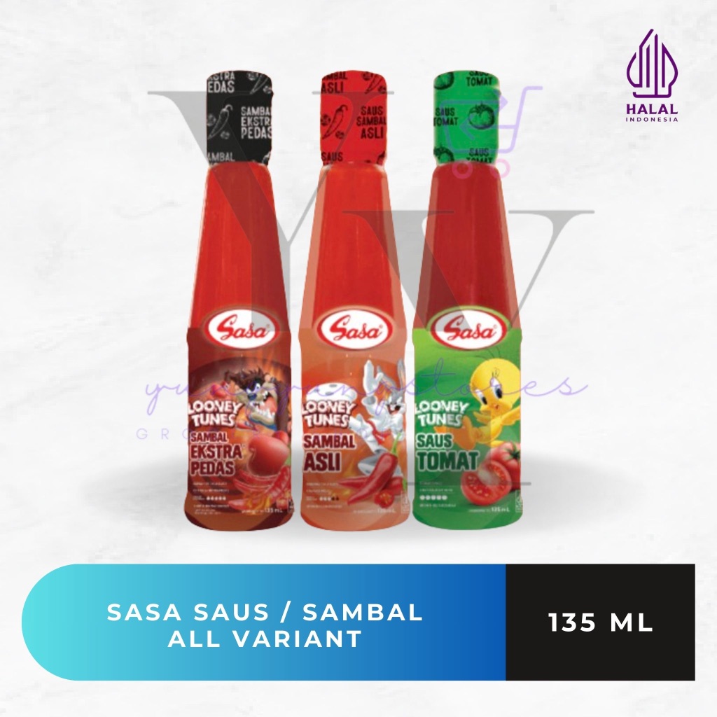 

[KECIL] Sasa Saus Tomat / Sambal Asli / Ekstra Pedas 135 ml