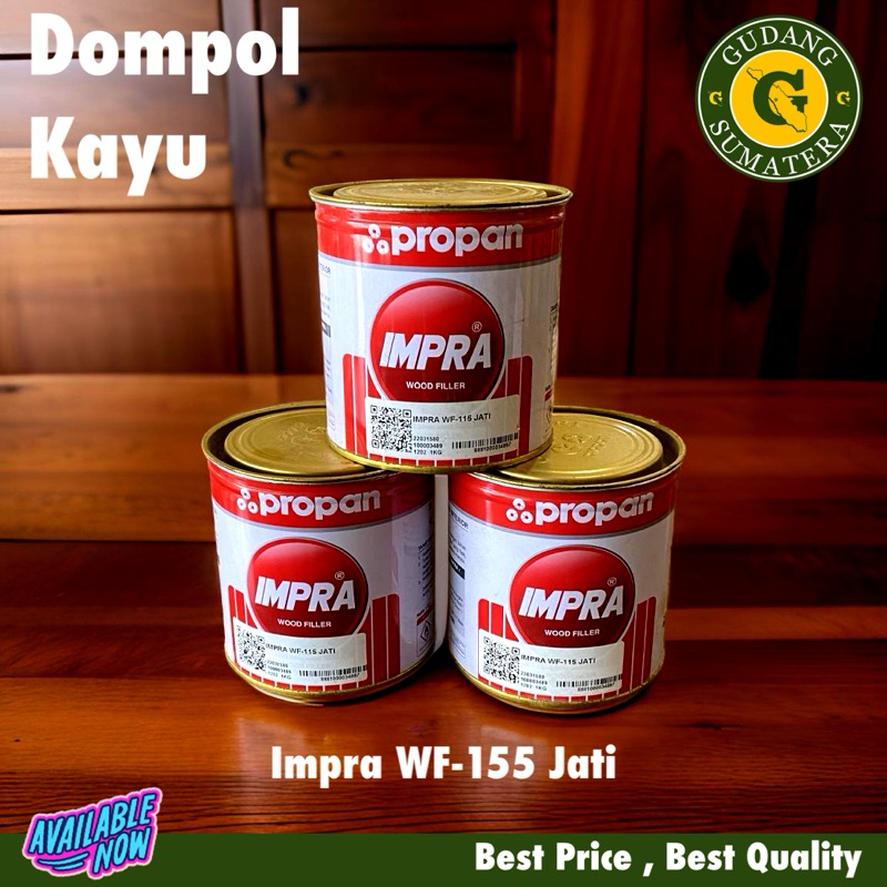 DOMPOL KAYU / DOMPOL IMPRA WOOD FILLER 115 JATI 133 TEAK
