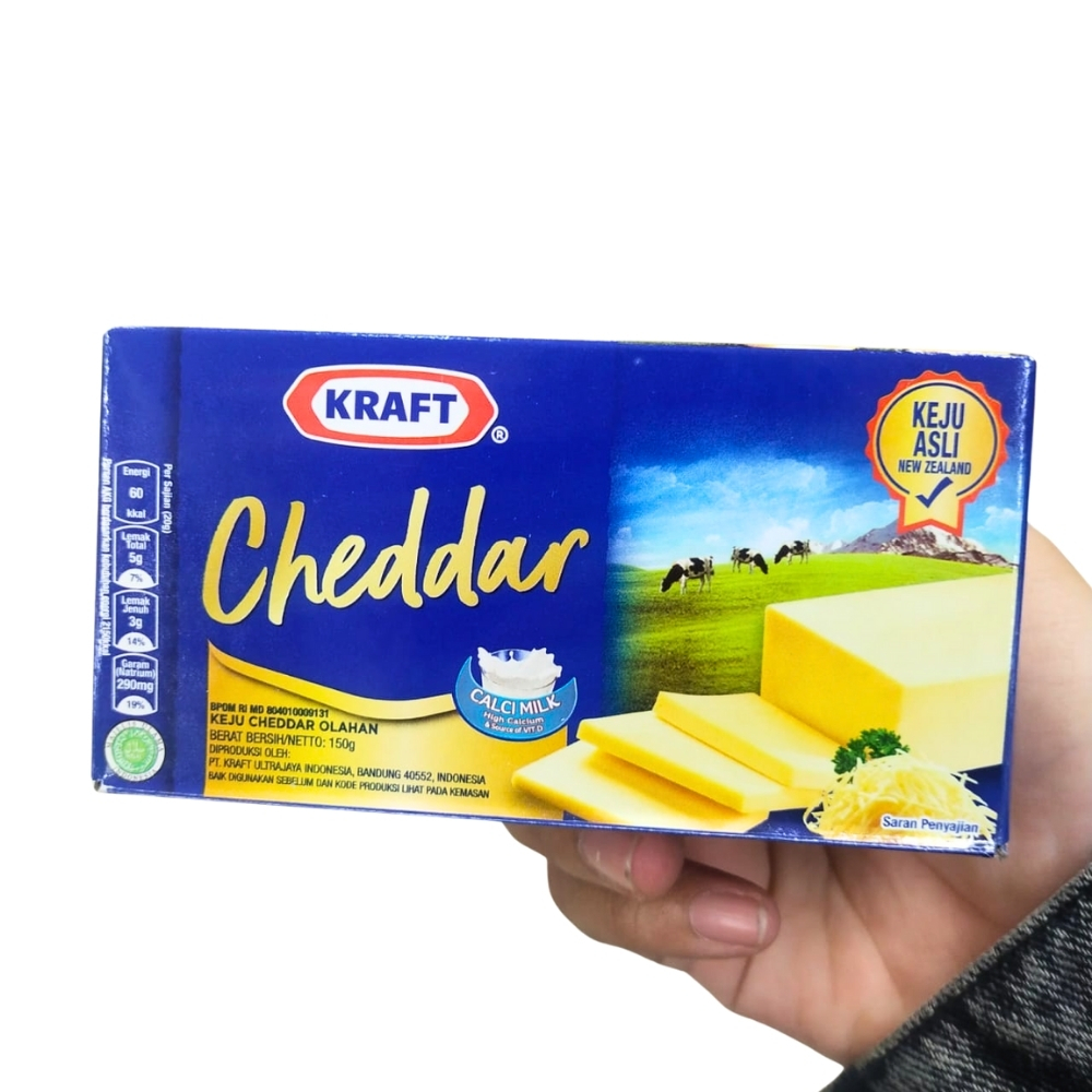 

Keju Cheddar Olahan 150gr Cheese dalam Kemasan