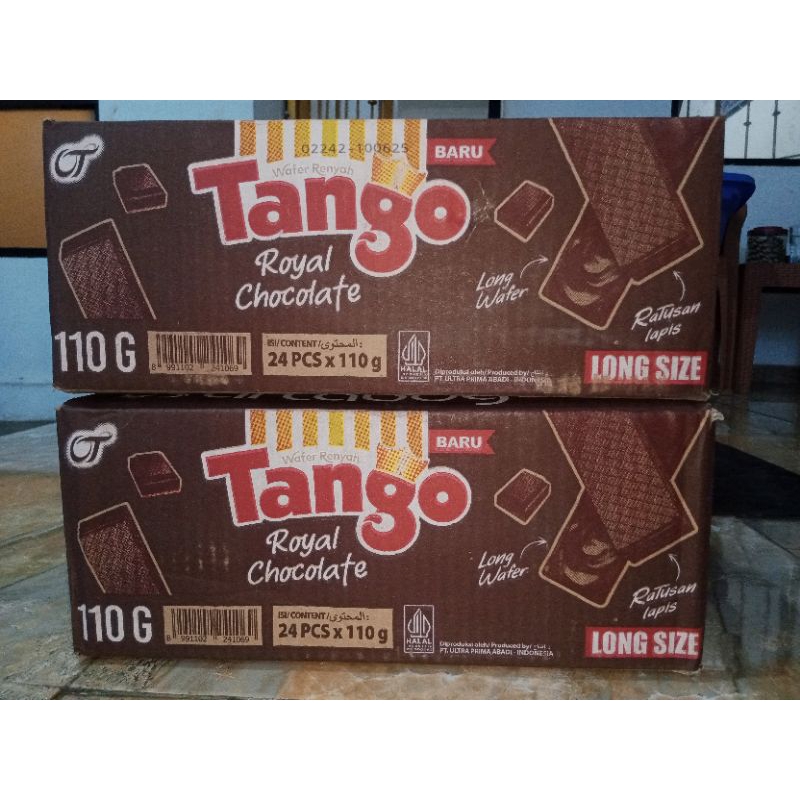 

[GROSIR!!!] Wafer Tango 1 DUS isi 24pcs - Chocolate 110gr