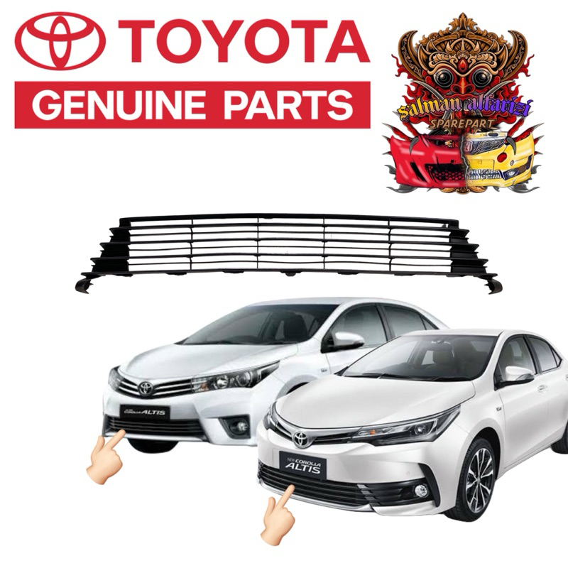 Ram Depan Bawah Altis Grill bemper Bumper Altis Gen3 2014-2018 Original Toyota