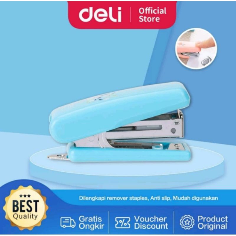 

Deli Stapler Sekolah 10sheets dengan jepretan halus EO222