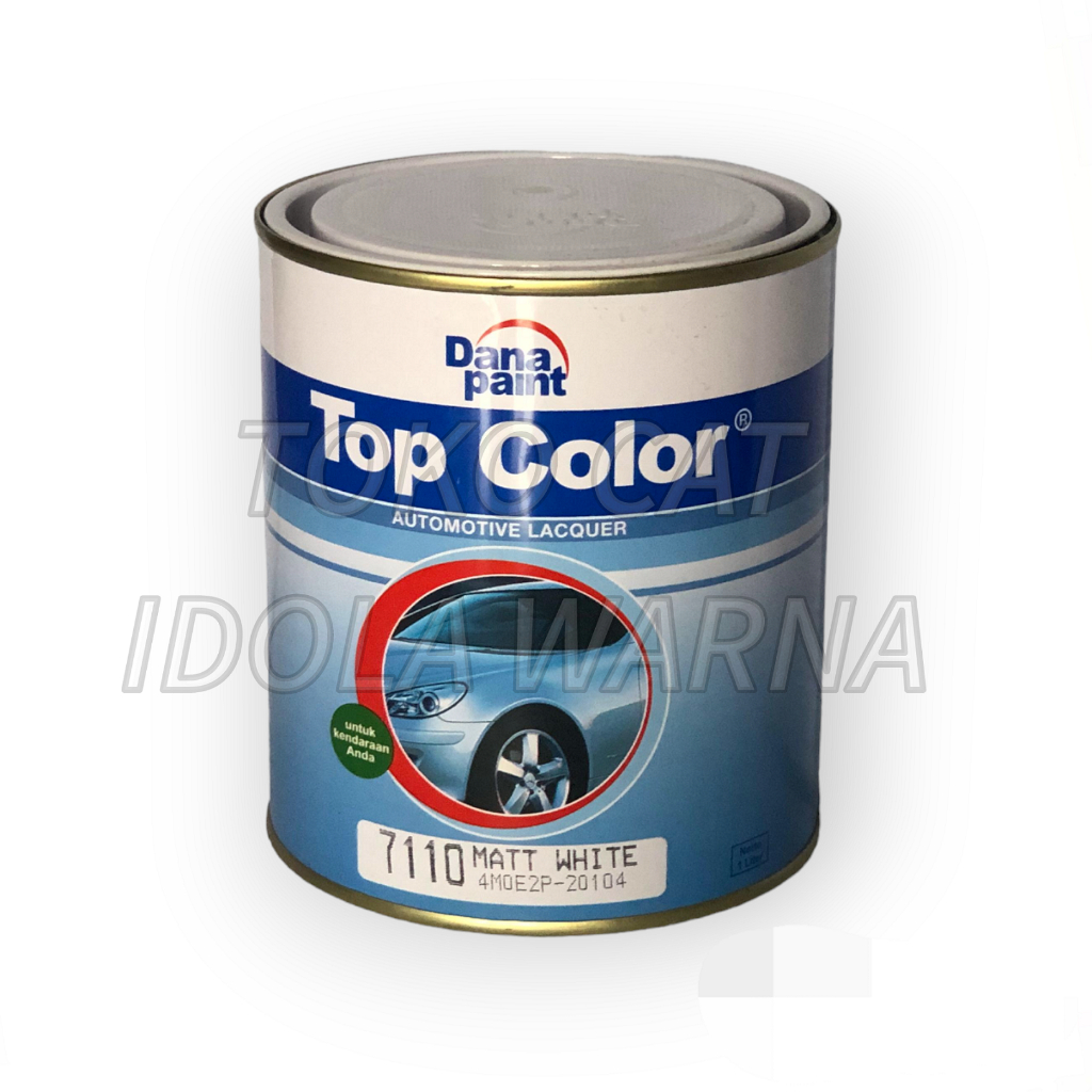 Cat SOLID/STANDAR/DUCO/NC TOP COLOR - Warna MATT WHITE 7110 / Kemasan Kaleng