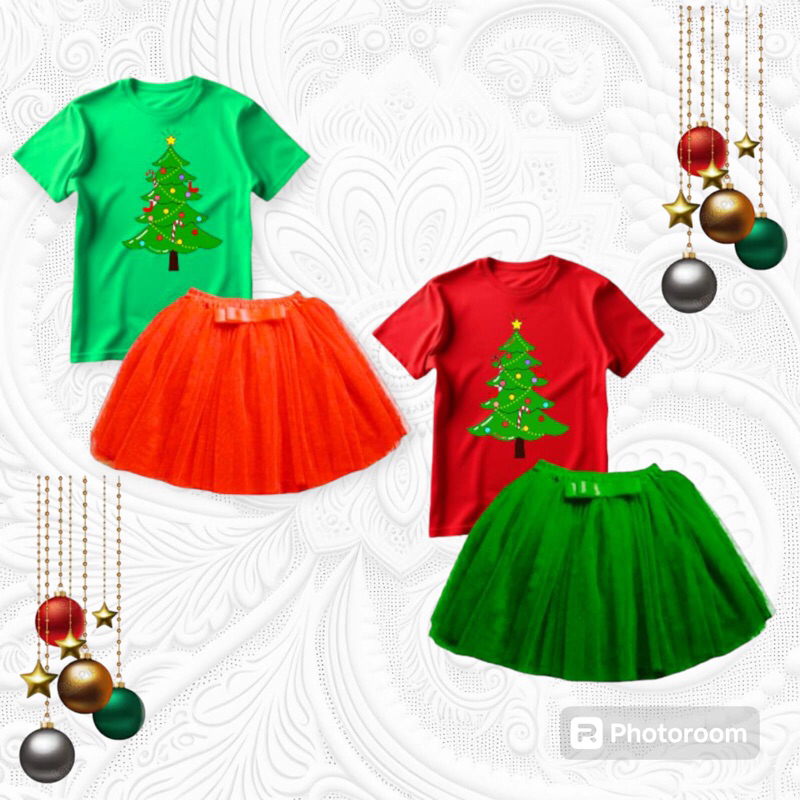Baju anak perempuan/stelan tutu/stelan natal/baju tersedia dr usia baby-12tahun
