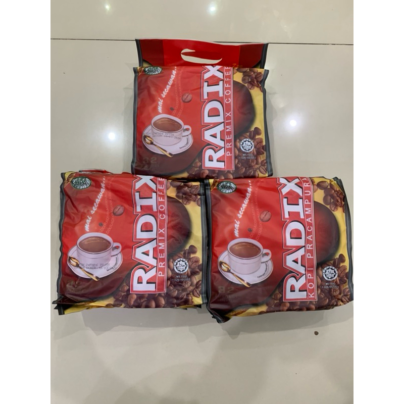 

Kopi Radix Malaysia Isi 32 Sachet @23gr | Kopi Instan Dengan Tambahan Herbal Alami