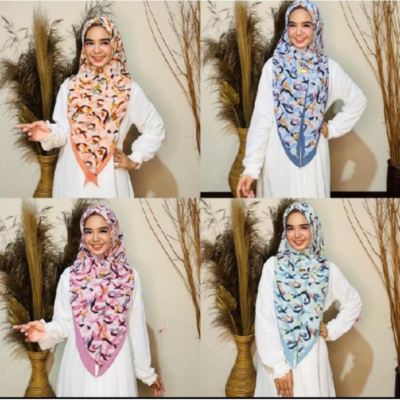 COD KHIMAR NABILA HODDIE// JILBAB MOTIF INSTAN// HIJAB HODDIE// KERUDUNG KOMBINASI POLOS DAN MOTIF//