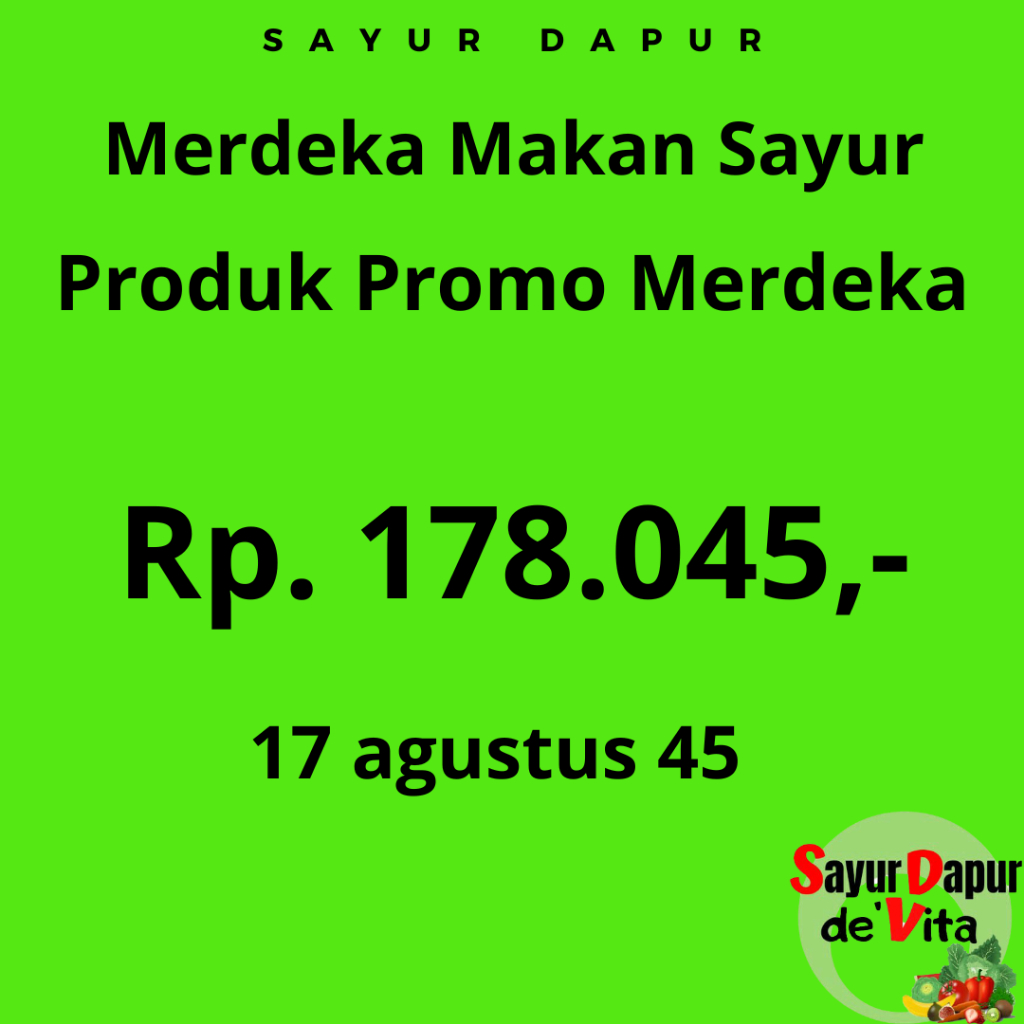 

Buah, Merdeka Makan Buah, Promo Merdeka HUT RI Ke-80