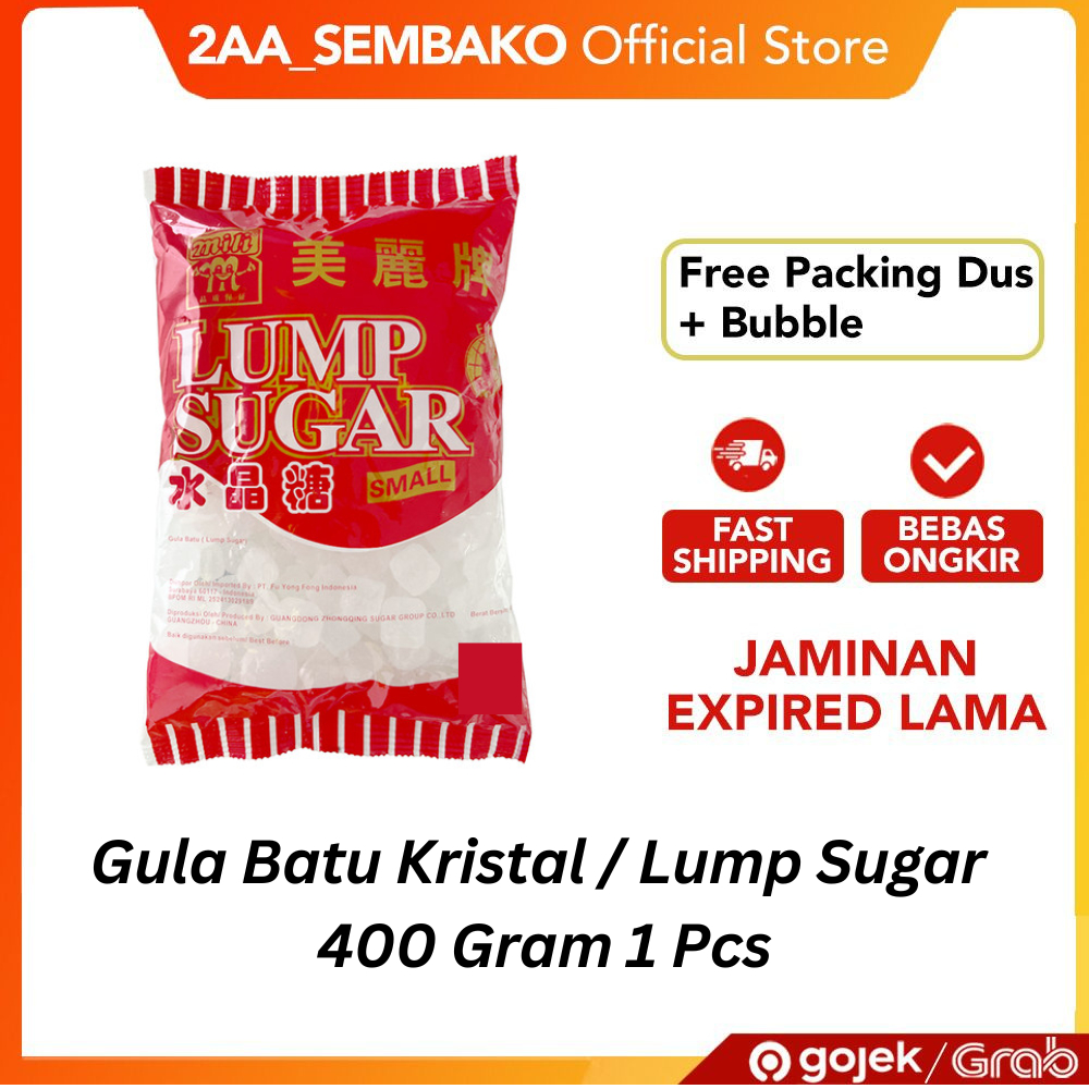 

Gula Batu Kristal / Lump Sugar 400 Gram
