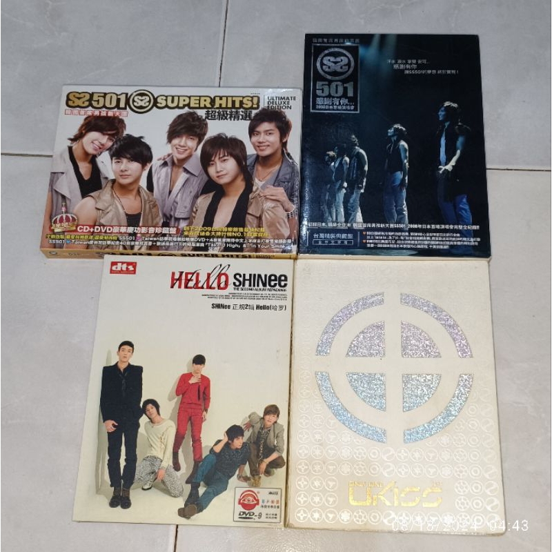 cd + dvd / dvd SS501-Super Hits / SS501-2008 Japan Tour / SHINEE-Hello / UKISS-1st Only One