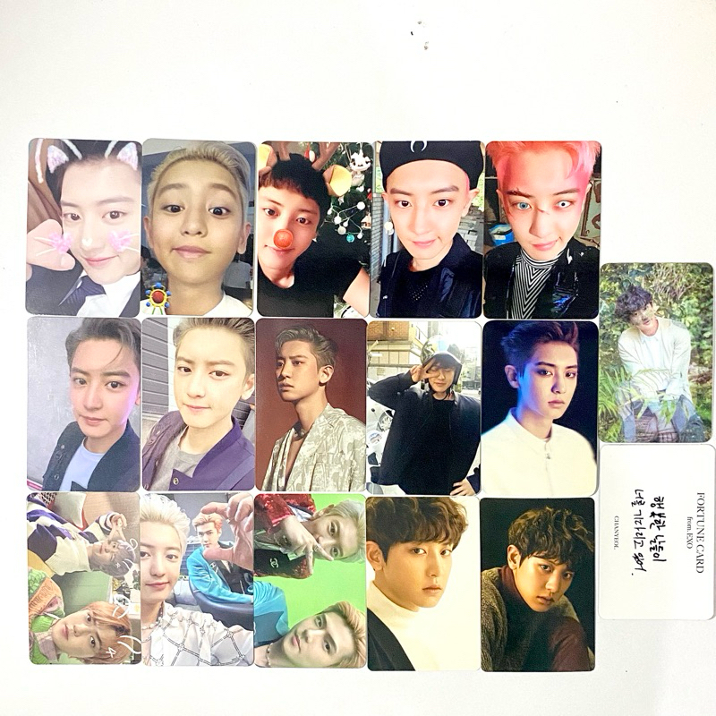 PHOTOCARD CHANYEOL EXO OFFICIAL