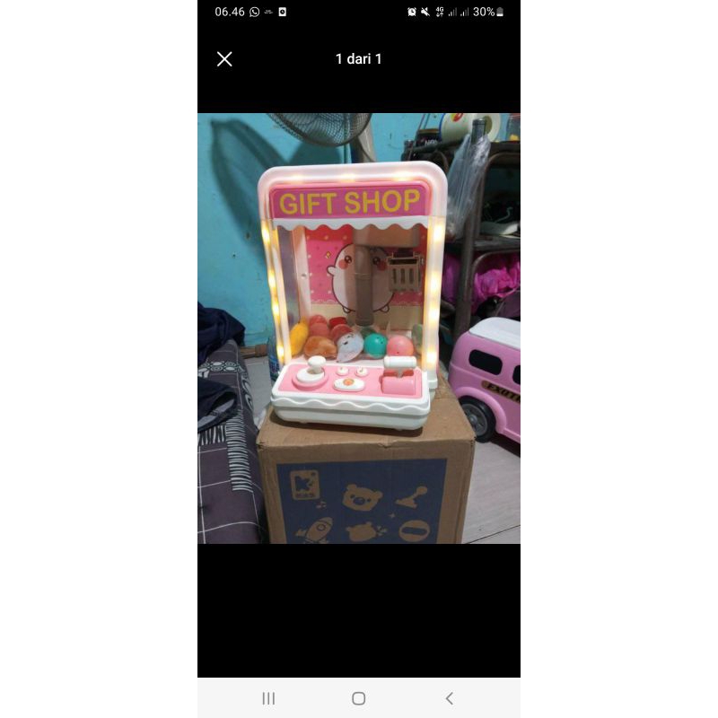 mesin capit boneka anak lucu