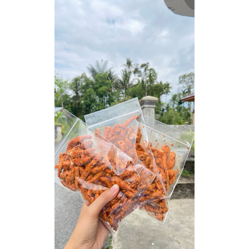 

Basreng pedas daun jeruk hr.snacksumbar