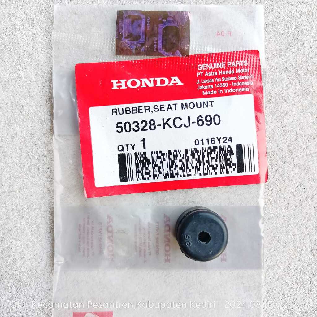 Rubber Seat - Karet Body-Rangka-Jok Tiger 2000-Tirev Ori AHM 50328-KCJ-690