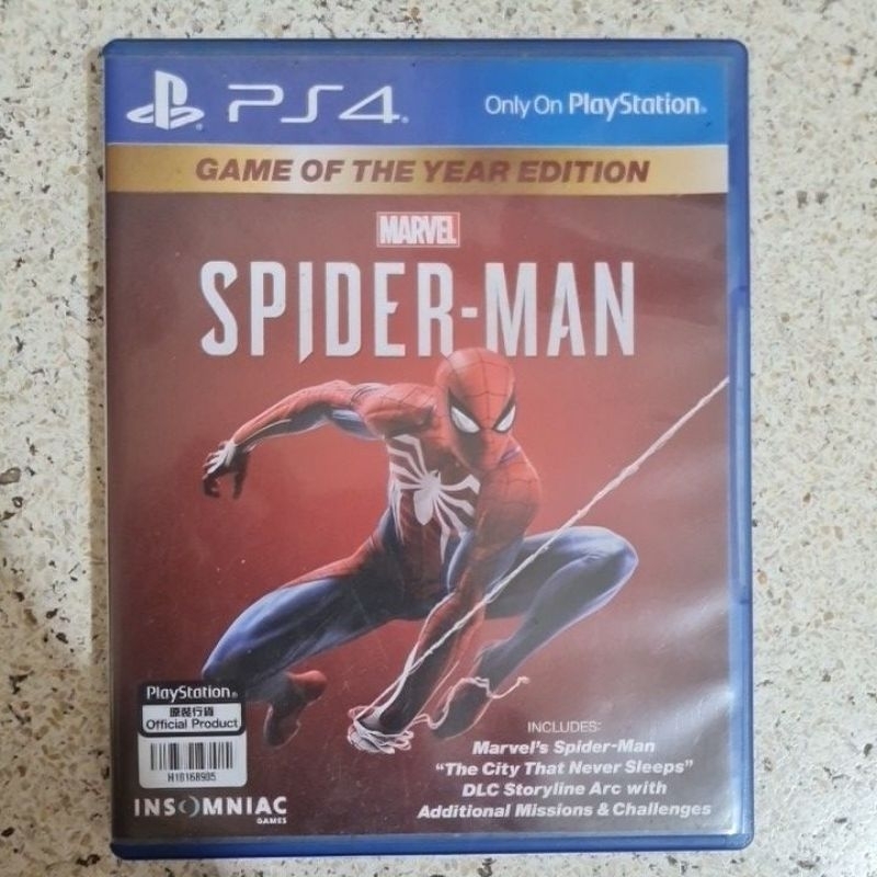 bd spiderman goty ps4