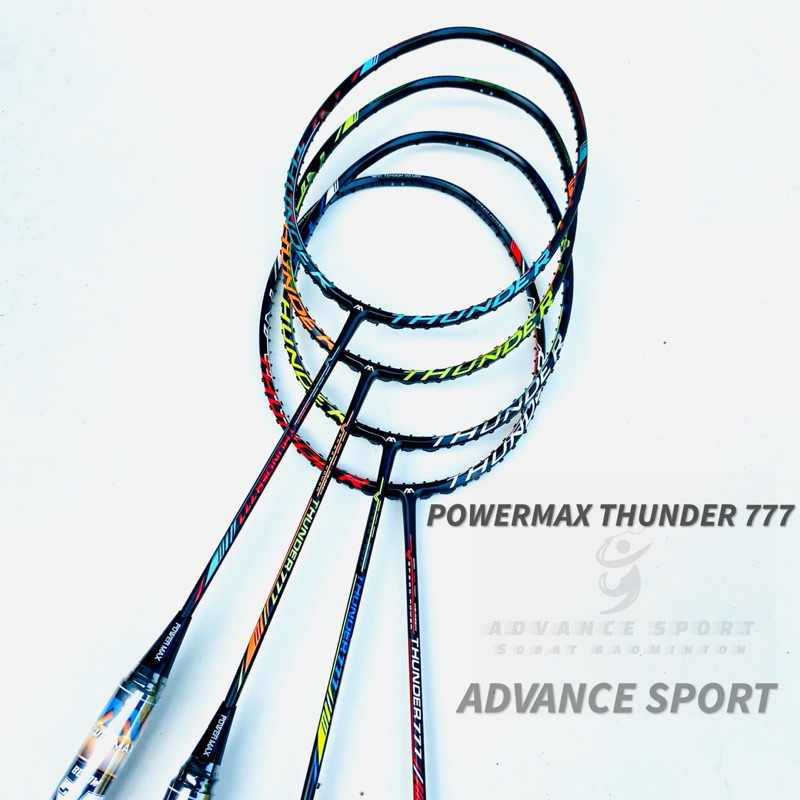 RAKET BADMINTON POWERMAX THUNDER 777 ORIGINAL 33 lbs