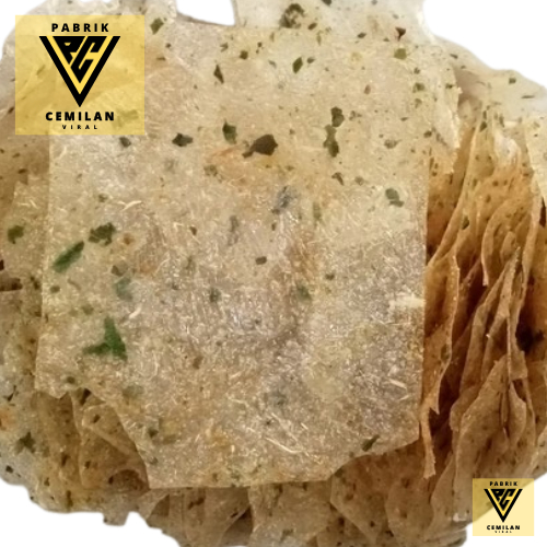 

PCV KERIPIK KACA ASIN DAUN JERUK 1Kg Keripik Kaca Pedes Daun Jeruk Keripik Kaca Cabe Ijo Kripca
