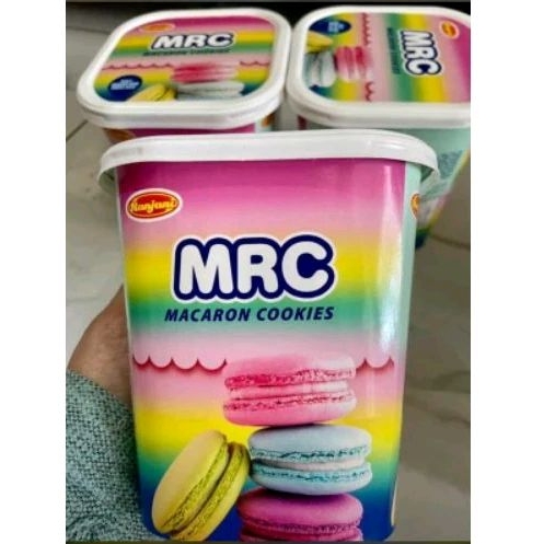 

MACARON COOKIES | MERK MRC | 1 BOX ISI 20PCS | ISI DENGAN KRIM ANEKA RASA