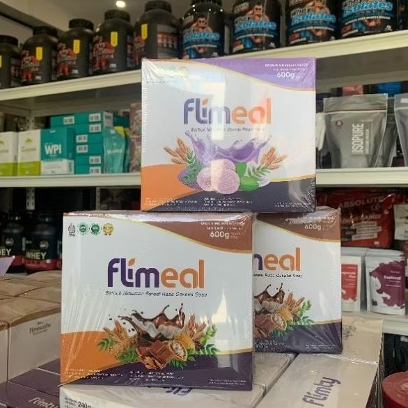 

FLIMEAL SERBUK MINUMAN SEREAL PENGGANTI MAKAN 1 BOX @12Sachet