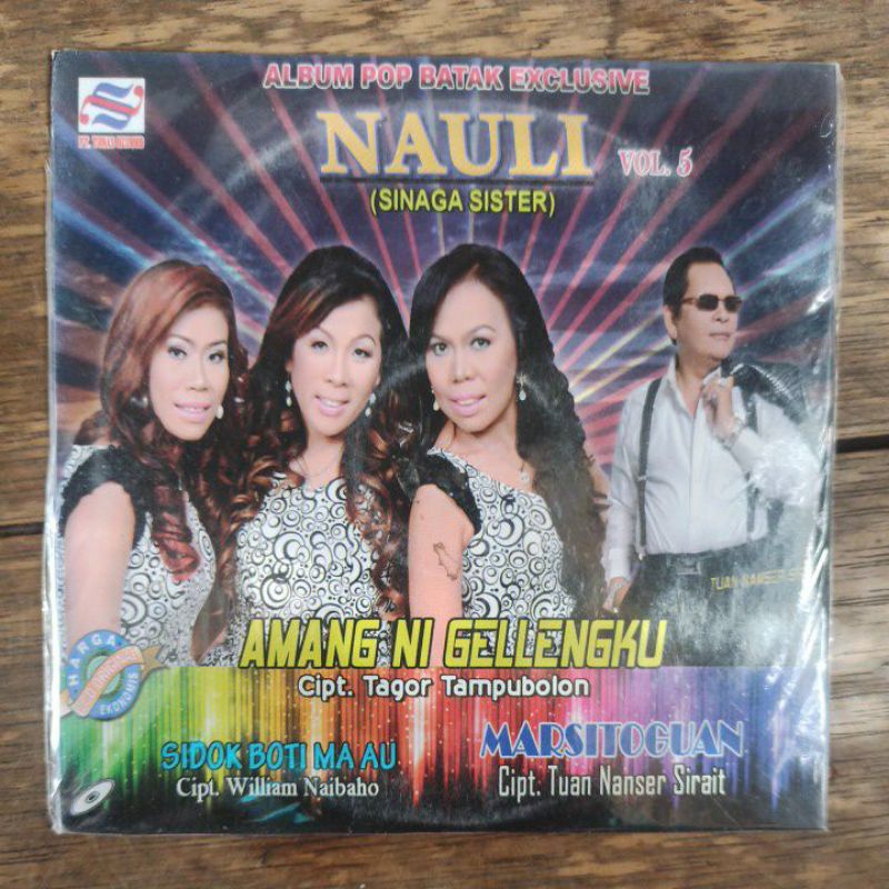 VCD LAGU BATAK NAULI (sinaga sister) vol.5 Original