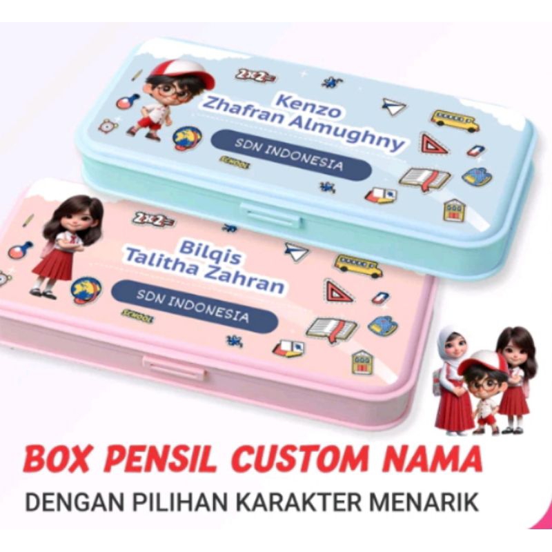 

Tempat pensil custom nama terlaris