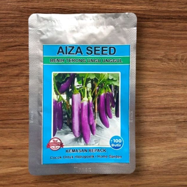 Benih Terong Ungu Unggul | kemasan Repqck - Bibit Terong Ungu Panjang